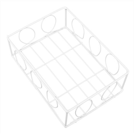 Panier De Rangement En Métal - Organisateur De Bureau Robuste Pour Cuisine Et Salle De Bain - Design Moderne - 1 Pièce (1/5)