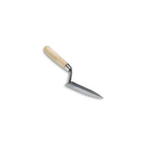 MASIDEF - CAZZUOLINO A FOGLIA D'ULIVO MANICO LEGNO LAMA IN ACCIAIO CM14