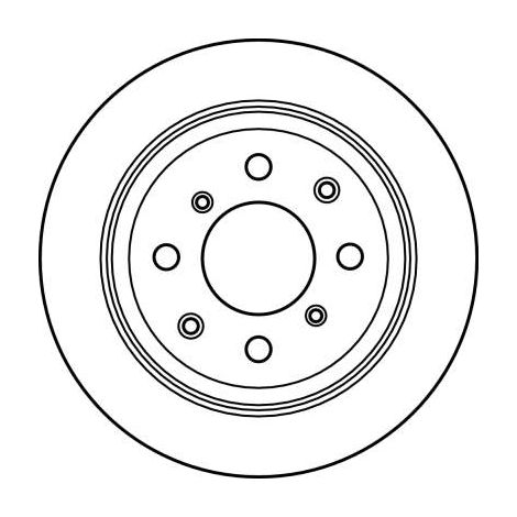 Lot de 2 Disques de frein TRW Automotive DF2646 HONDA 42510-SE0-000