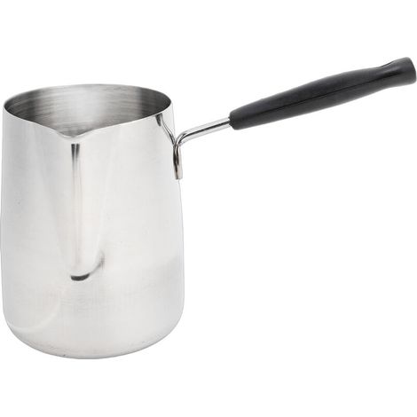Cafetière turque en acier inoxydable 304, idéale pour chauffer le chocolat au lait et au beurre (350 ml). (1/5)