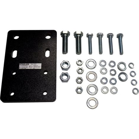 Plaque interchangeable pour rotule standard 2 et 4 trous