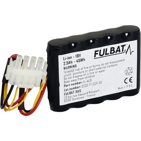 Akku 18V 2,5 Ah Li-Ion FULBAT FB560601 (1/2)