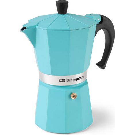 Cafetera Italiana Orbegozo KFV 945 Aluminio 9 Tazas Apta Vitro Gas (1/5)