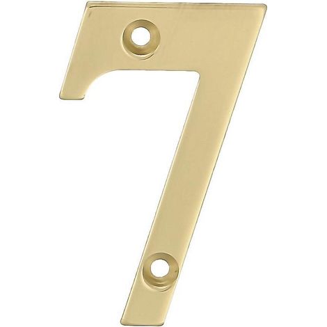 -CAHERSA- Número 7-4" Latón PULIDO  AMIG (1/3)