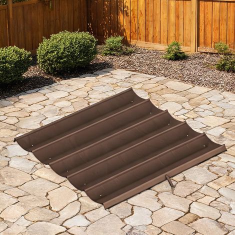 Tonnelle de jardin kaffee en polyester 250 x 255 x 6 cm (1/5)