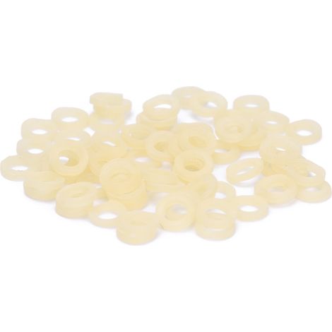 100 sachets de 100 élastiques orthodontiques pour appareil dentaire, taille 1/8 pouce, anneaux en caoutchouc (1/5)
