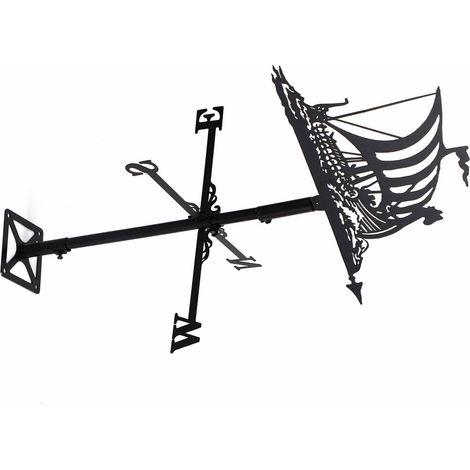 Girouette en Acier Inoxydable avec Décoration de Ferme Rétro pour Jardin (1/5)