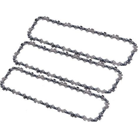 Lot de 3 chaînes et 1 Guide pour tronçoneuse sur perche, 40 maillons et Guide de 29cm, compatible avec Ryobi, Husqvarna, Makita et autres-LIAIKI (1/5)
