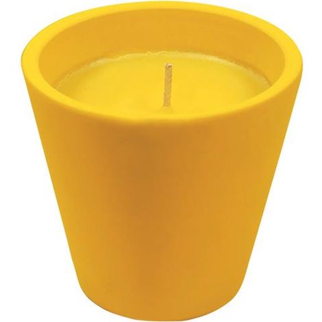 Terracotta-Glas mit Citronella-Kerze, 24 Stunden, für Garten und Terrasse