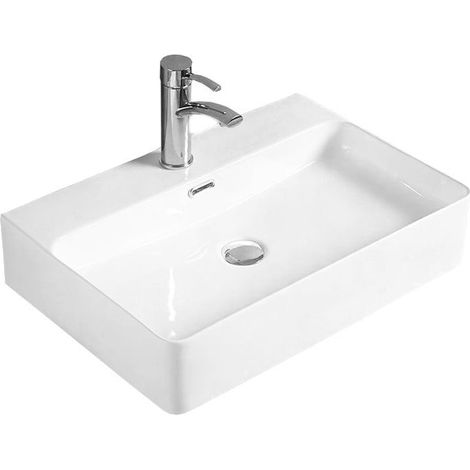 Mexen Lara Aufsatzwaschbecken 60 x 42 cm, Weiß - 21166000 (1/2)