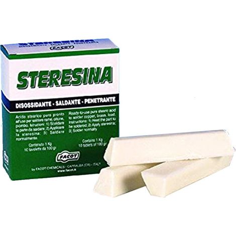 Steresina stearina a stecche 10 pz x 100 gr Facot