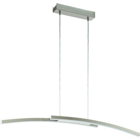 Suspension EGLO 33322 Crosslink FRAIOLI-C nickel-mat L: 105cm l: 10cm H: 120cm dimmable 2700-6500K avec fonction Connect