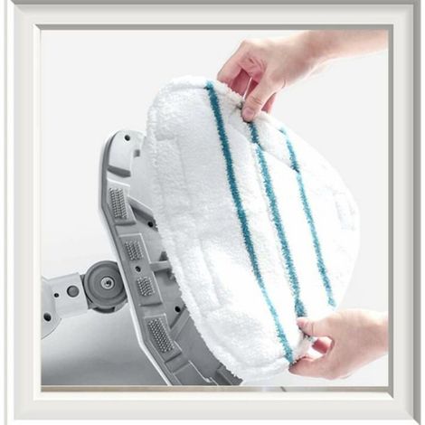Housses Microfibre Lavables pour Balai Vapeur - - Lot de 3 - Design Universel Résistant à la Chaleur -Nettoyeur Vapeur Steam Mop (1/4)