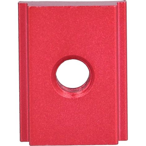 5 Stück Gleitmuttern T-Schienen-Gleiter aus Aluminiumlegierung für Holzbearbeitungswerkzeuge, Schraubschlitzbefestigungen, Rot M8