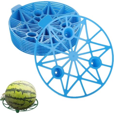 Lot de 10 supports pour melon, citrouille et pastèque, treillis de jardin pour légumes. (1/5)