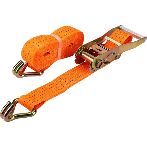 orangefarbener Zurrgurt 6 m x 50 mm, Tragfähigkeit 5000 kg (1/5)