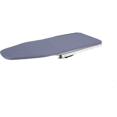 Tabla de planchar plegable, estructura de acero, rotación de 180 grados, 81 x 30 x 12 cm, capacidad de carga de 45 kg, tamaño plegada 44 x 14,5 cm. (1/5)