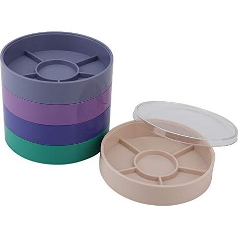 Cloche anti-poussière pour mouvements de montre et boîte de rangement convient aux montres, aux bracelets et aux outils d'horlogerie (forme ronde). (1/5)