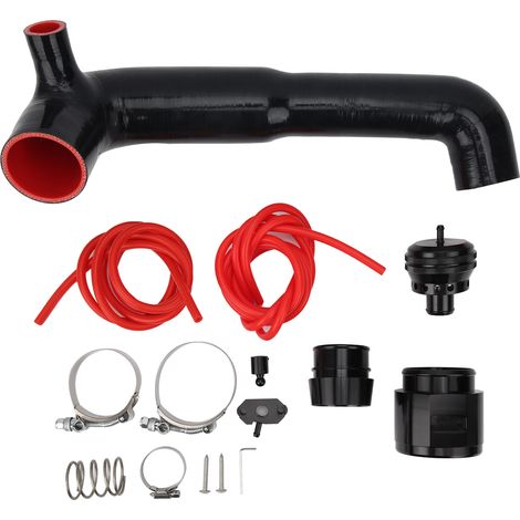Kit de Soupape de Décharge Dump Blow Off Valve BOV en Aluminium Alliage avec Tube Silicone Robuste et Durable pour MK7 1.2TSI 1.4TSI (1/5)