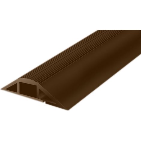 Protège câble RS PRO, Ø interne: 19 x 10.9mm 19 x 10.9mm, long.: 1m, larg.: 66 mm, PVC Marron ( Prix pour 1 )