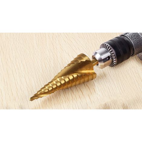 FRESA CONICA A GRADINO ACCIAIO HSS DA 4-39MM (1/4)