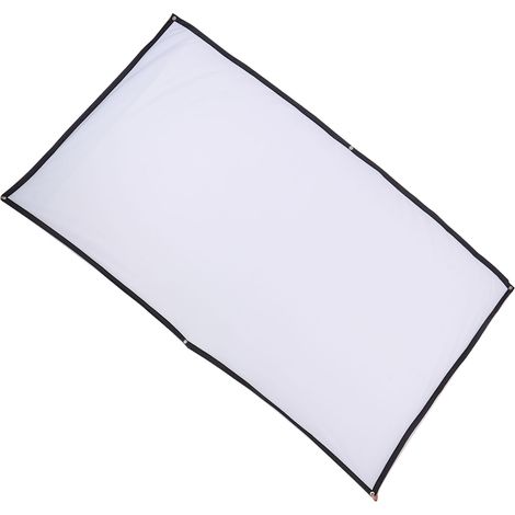 Écran de Projection Portable 100 Pouces Extérieur Pliable, Anti-Vent et Anti-Rides, Format 16:9 pour Cinéma en Plein Air (1/5)