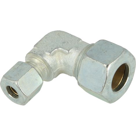 Raccord à visser coudé 15 x 8 mm réduction