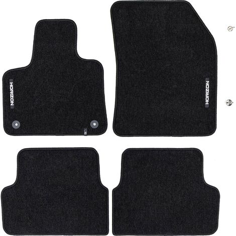 Tapis de Sol de Voiture pour DS 7 Crossback 2017-2025 Velours Imperméable 4Pcs (1/5)