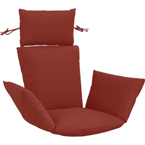 Cojín Adirondack PUTTEN 100% Poliéster Rojo 60 x 145 x 10 cm vidaXL (1/5)
