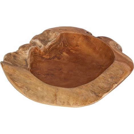 Portafrutta JEPARA Ø 50 cm Legno di teak massello Rotondo vidaXL (1/5)
