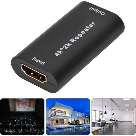 Adaptateur répéteur de signal HDTV 4K2K 40 m femelle-femelle (1/5)