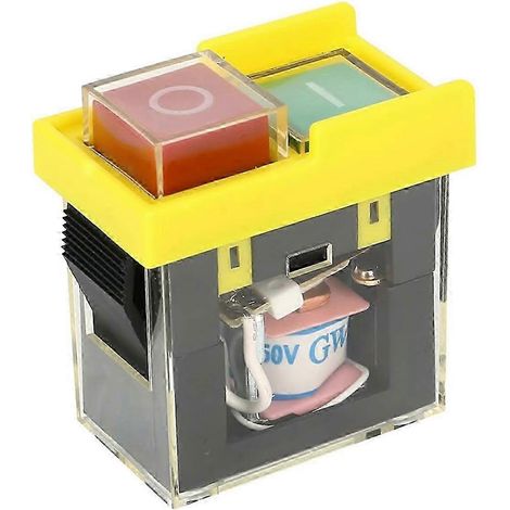 Universeller wasserdichter Sicherheitsschalter: 250 V, 6 A, elektromagnetischer Schutz gegen Stromausfälle, Schutzvorrichtung für Werkzeuge (1/5)