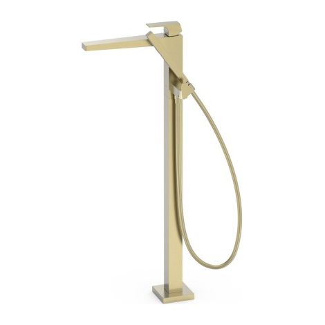 Mitigeur sur pied pour baignoire et douche Slim Cava doré - TRES 20247001CA