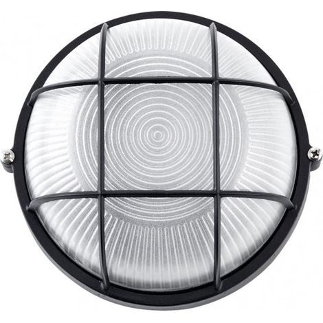 FAB 148161109  Aplique Ext. Aluminio Apus Grand. 1xe27 Negro Ip44 11x25x25  Cm