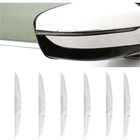 6 Pièces Voiture Bandes Anti Collision, Bande De Protection Anti-Frottement Pare-Chocs, Protecteur De Bord De Porte Latérale Anti-Rayures pour Voiture, pour Tous Les Véhicules SUV(Blanc) (1/5)