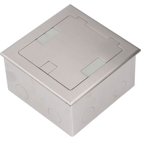 Prise de sol encastrée 2500 W 16 A, 2 prises, 1 port USB, 1 port pour ordinateur (1/5)
