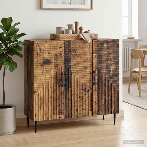 vidaXL Credenza Legno antico 89 x 34,5 x 80 cm Legno ingegnerizzato (1/5)