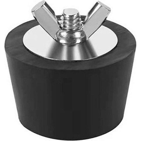 Bouchon d'hivernage pour évacuation de piscine - Bouchon extensible pour skimmer et système de plomberie, équipement de protection contre le gel, taille universelle. (1/5)