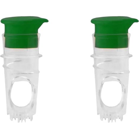 Ensemble de 2 presse-agrumes manuels pour jus d'agrumes et citrons verts fraîchement pressés couleur verte (1/5)
