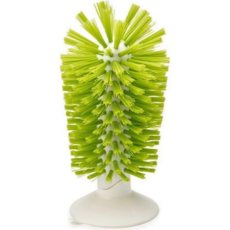 Brosse de nettoyage pour verres, brosse de nettoyage à ventouse pour évier de cuisine, brosse de désinfection verticale à ventouse pour verres à vin (1/4)