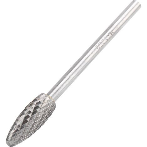 Lime rotative à manche de 6 mm en acier au tungstène, outil de quincaillerie industrielle type H, 6 x 12 x 32 x 100 mm (1/5)