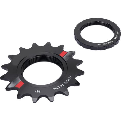 Roue libre de vélo à pignon fixe monovitesse en alliage d'aluminium léger, remplacement pour roue libre 16 dents (1/5)