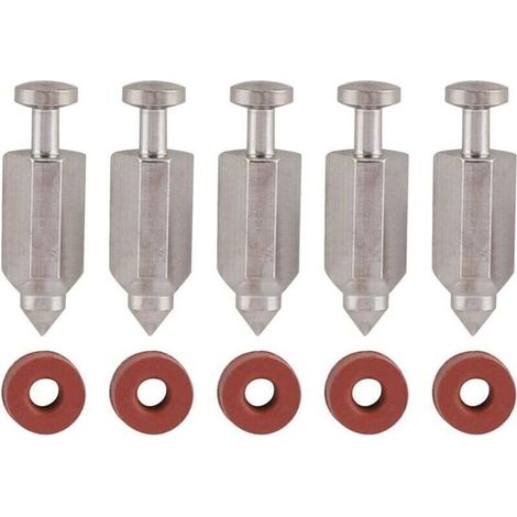 Kit de réparation carburateur pour moteurs Briggs & Stratton 5/6 CV – joints de siège d’aiguille à flotteur, lot de 5 pièces (1/4)