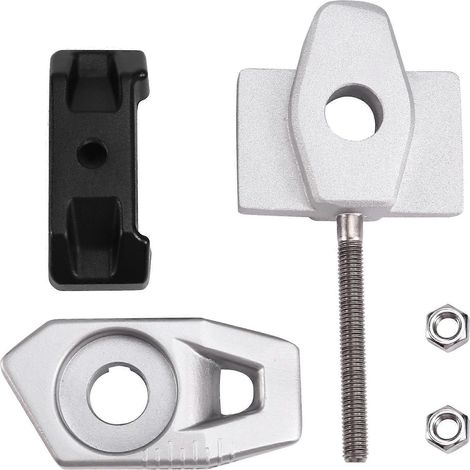 Tornillo deflector del ajustador de tensión de la cadena del coche Bloque de ajuste de tiro trasero para CFMOTO 450SR Cf400-6 Derecho（）