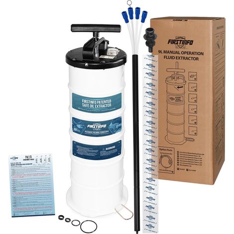 9L Manual Oil Extractor Pump without Compressor manual oil extractor, without compressor: safe engine drain, ATF, brake fluid. (1/5)