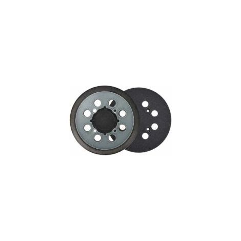 Platorello e supporto per levigatrice orbitale DeWalt DCW210N DWE6423 5, 1 pezzo Platorello di ricambio da 125 mm per levigatrice orbitale con velcro, 8 fori, supporto