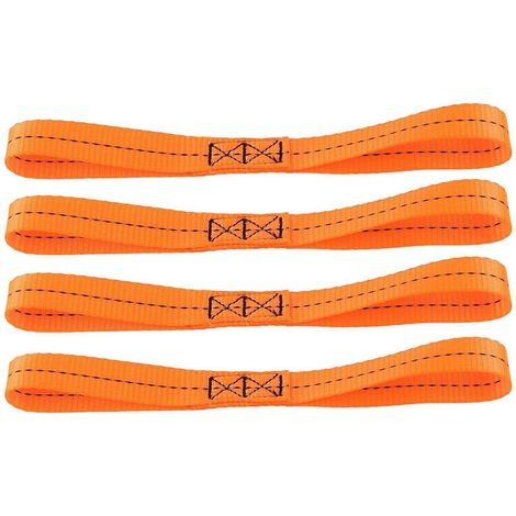 4x Zurrschlaufen 30cm, 25mm breit, für Auto, Motorrad, Fahrrad (1/5)
