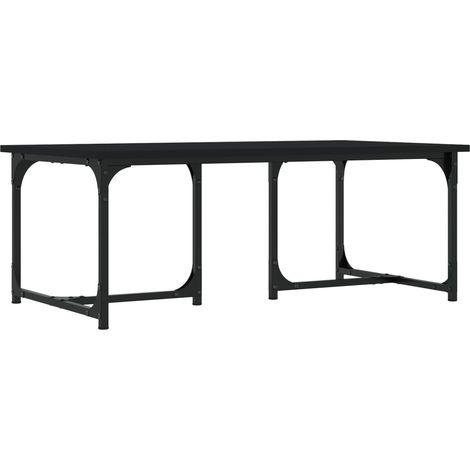 Maison Exclusive - Couchtisch Schwarz 90x50x35 cm Holzwerkstoff