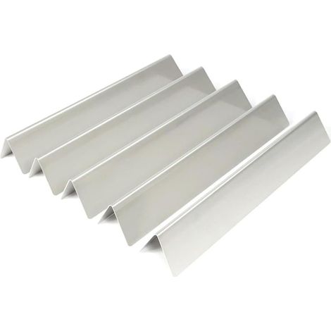 Lot de 5 aromatisants en acier inoxydable pour barbecues à gaz Weber Spirit série 300 (E-310, S-320 2013-2017) – Pièce de rechange 7636