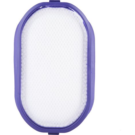 Ortviai Filtre pré-moteur pour aspirateur Dyson DC30 DC31 DC34 DC35 DC44 DC45 DC56 lavable en coton et tissu maillé violet/blanc (1/4)